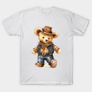 Teddy bear Cowboy. T-Shirt